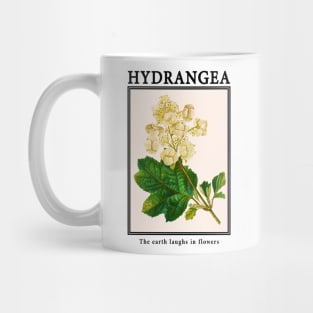 Hydrangea // Vintage Postcard Mug